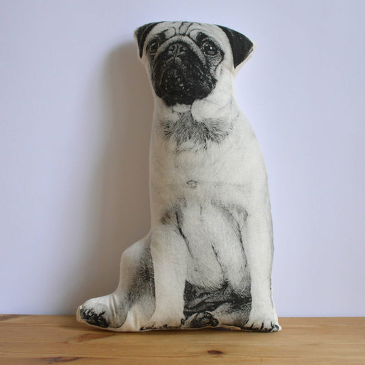 Pug Pillow (Broderpress)