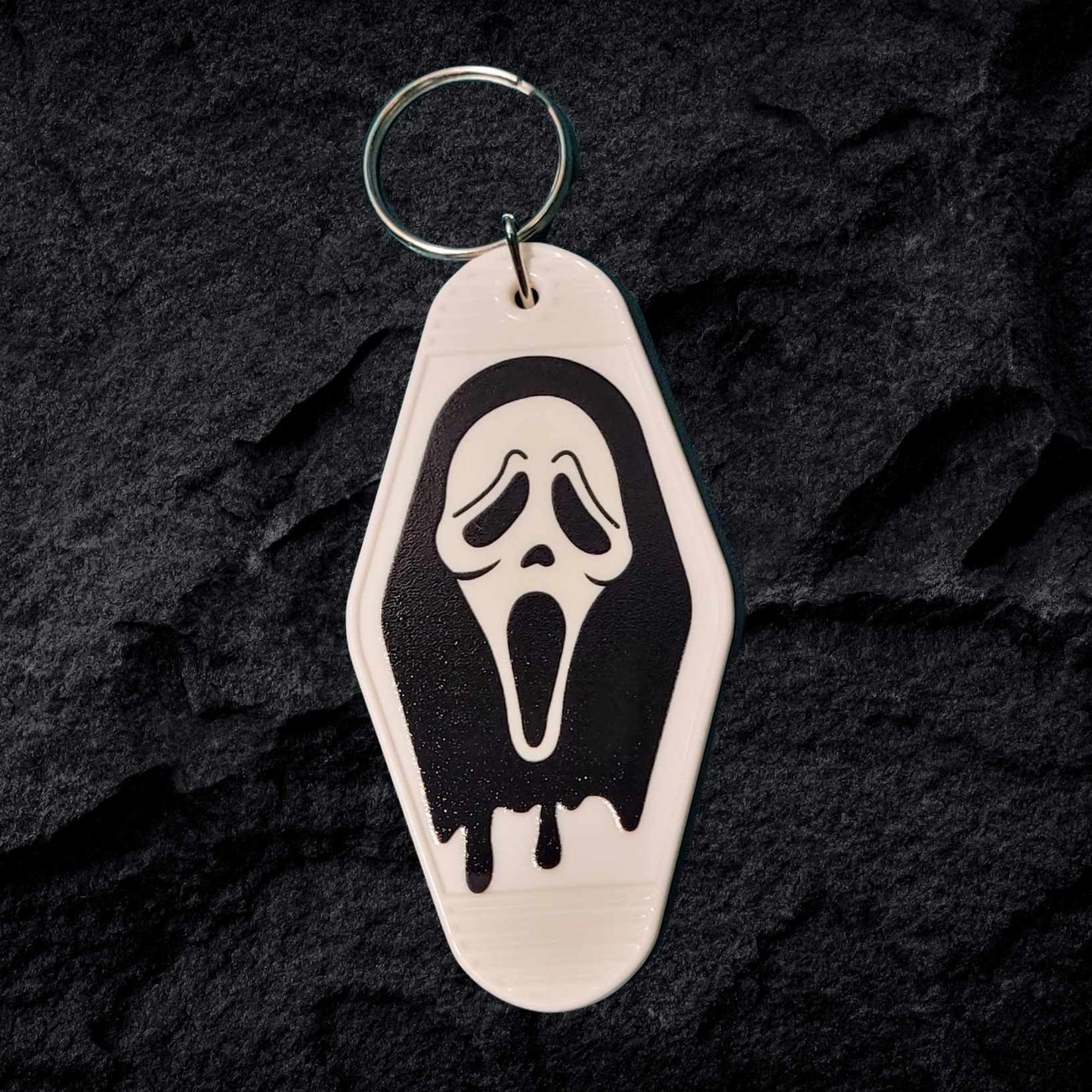 CLEARANCE Scream Ghostface Mask Motel - Keychain