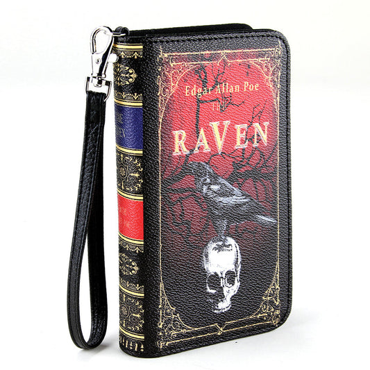 The Raven Vintage Book Wallet/Wristlet