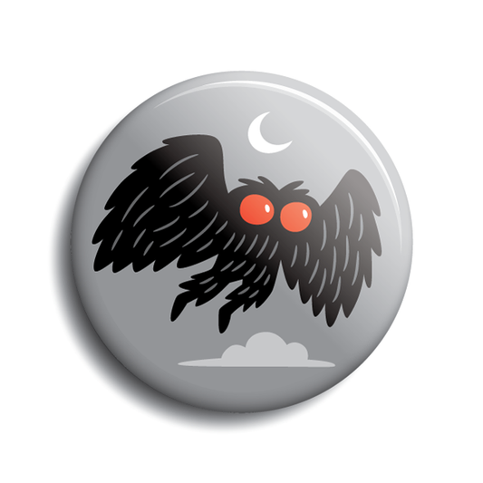 Mothman Moon Button (Monsterologist)
