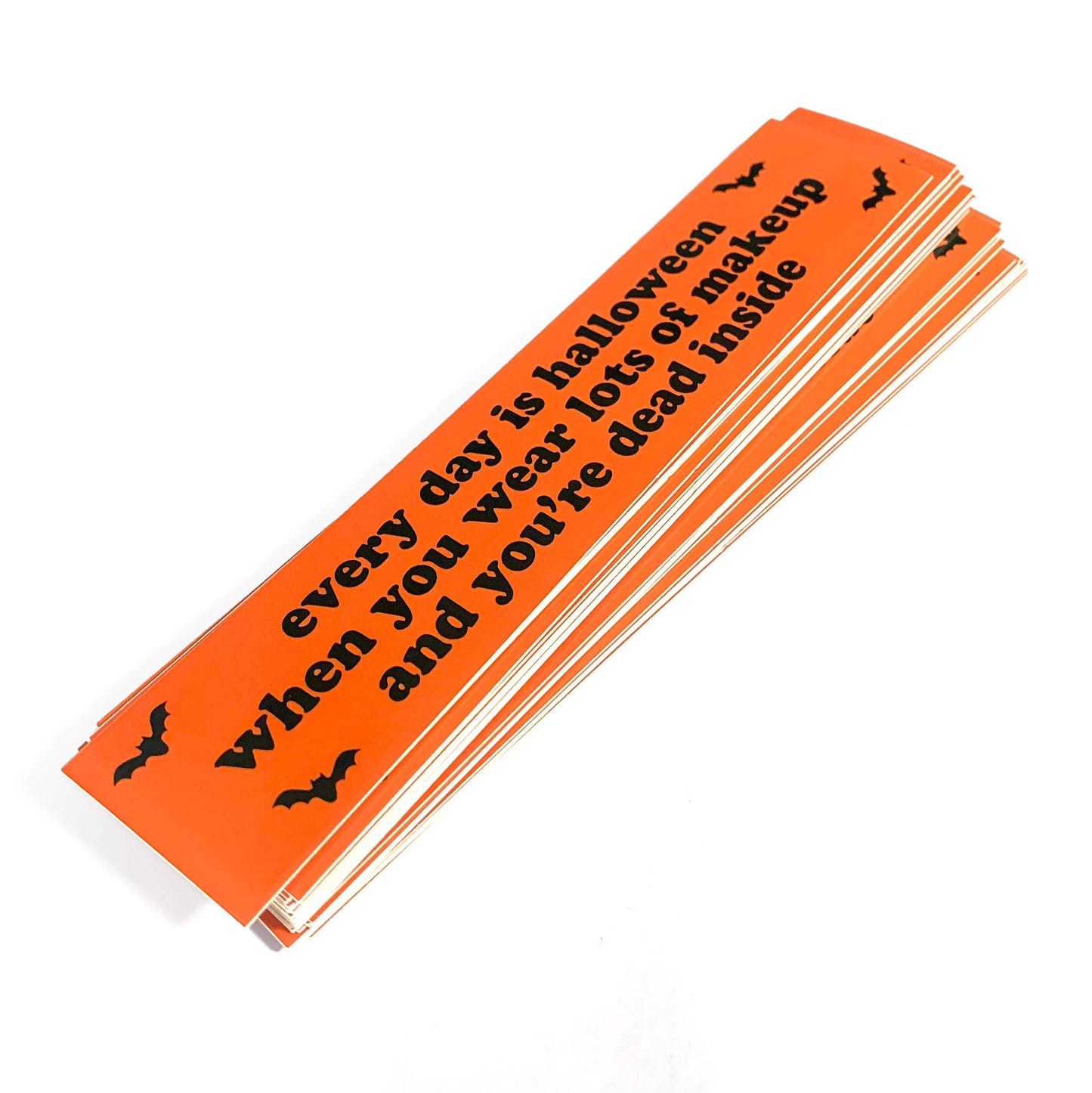 "Every Day Is Halloween" Vinyl Sticker (Krystan Saint Cat)