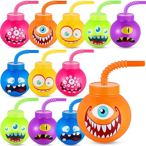 Monster Cup with Straw – 10oz