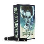 BRIDE OF FRANKENSTEIN BOOK CLUTCH BAG IN VINYL