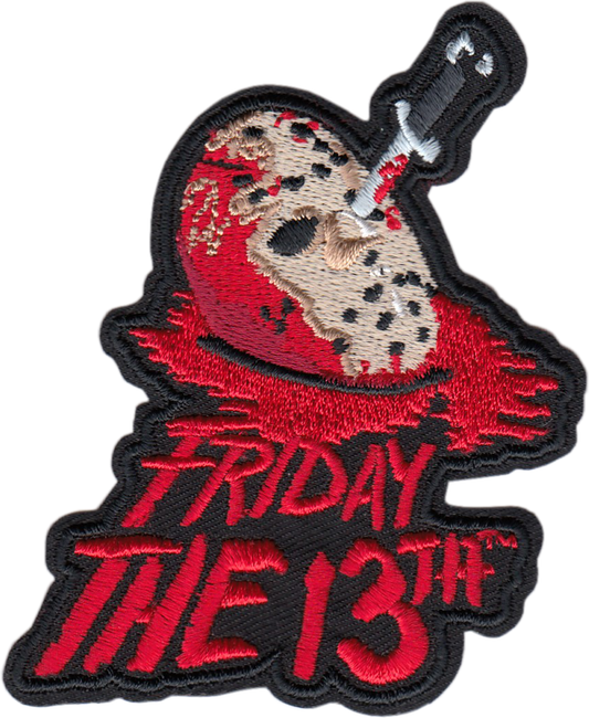 Jason's Bloody Mask And Knife Patch