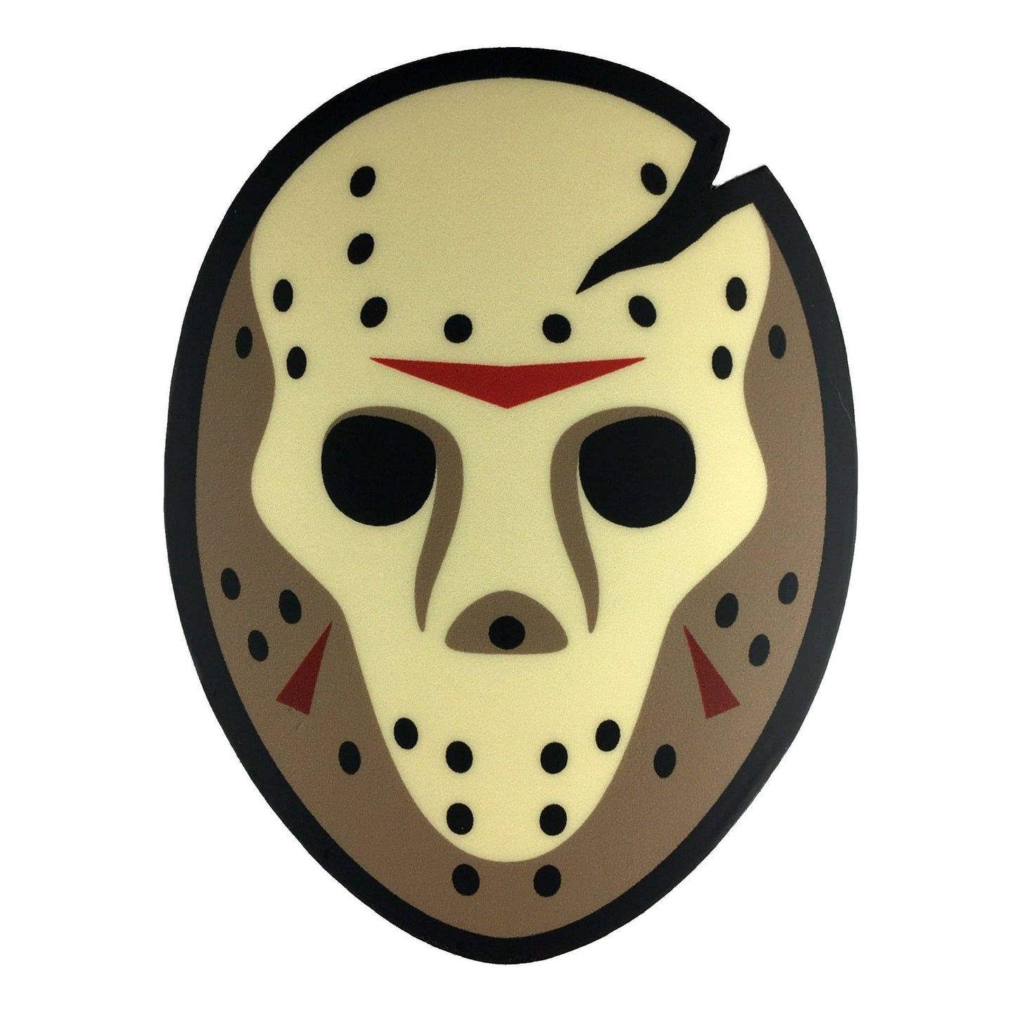 Voorhees Mask Vinyl Sticker (Monsterologist)