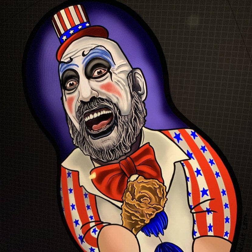 Captain Spaulding Inspired Plush Doll (The Cuddle Cult)