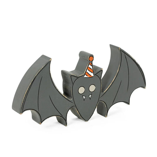 Sweet & Spooky Bat Chunky Wooden Cutout