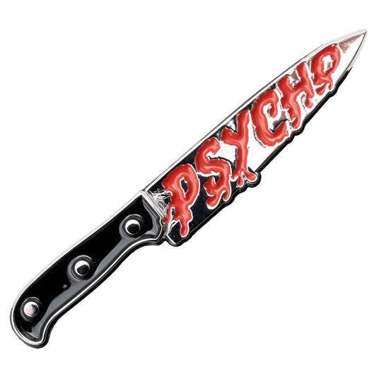 "Psycho" Knife Enamel Pin
