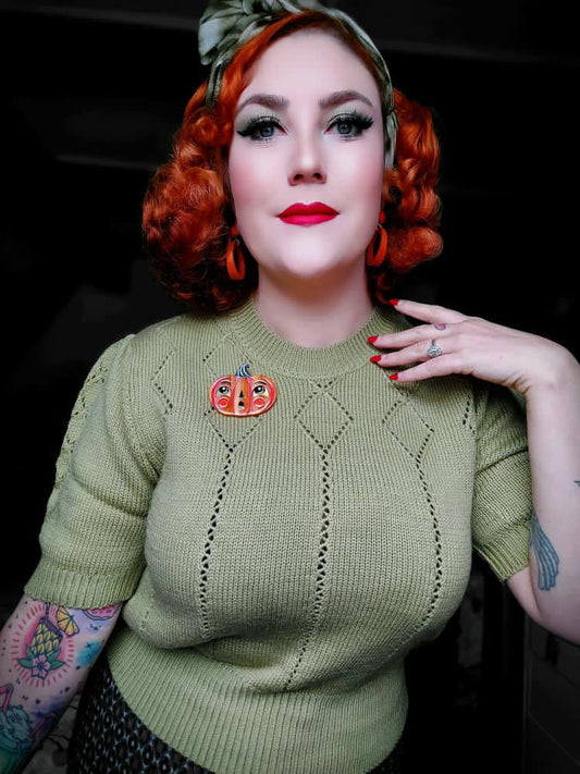 Fright Night Brooch (Lipstick & Chrome X Johanna Parker)