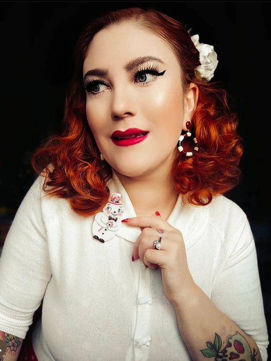 Love at Frost Sight Brooch (Lipstick & Chrome X Johanna Parker)