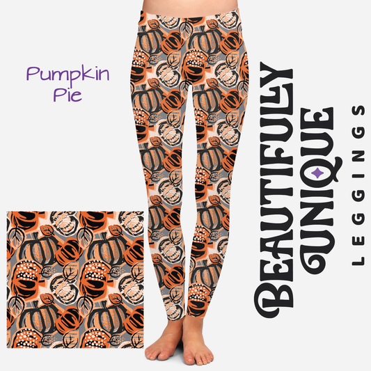 Pumpkin Pie - High-quality Handcrafted Vibrant Leggings