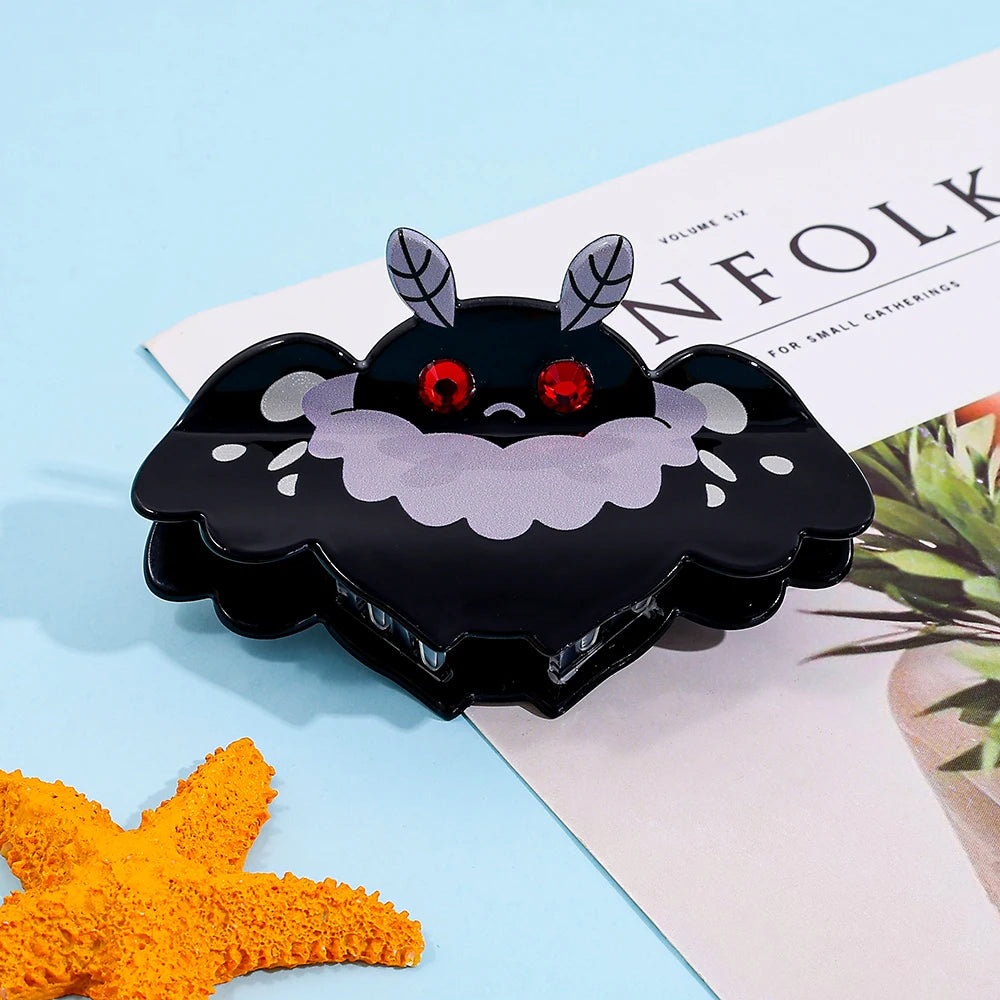 Cute Mothman Hairclaw - Hair Accessory Clip Moth Crypid