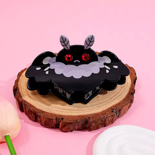 Cute Mothman Hairclaw - Hair Accessory Clip Moth Crypid