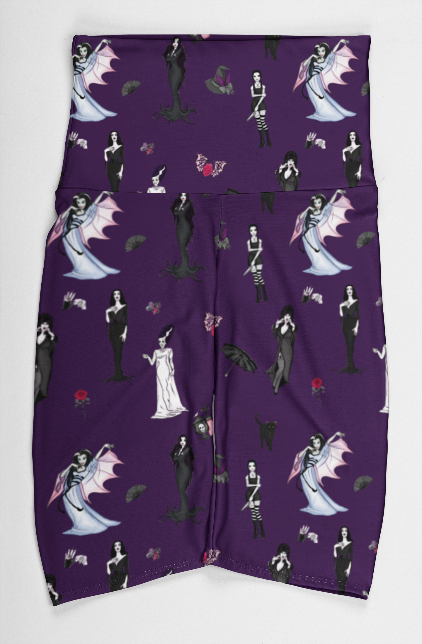 Scream Queens (Exclusive) Pocket Biker Shorts - High-quality Handcrafted Vibrant Bike Shorts