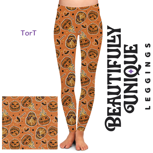 ToT (Semi-Exclusive) - High-quality Handcrafted Vibrant Leggings