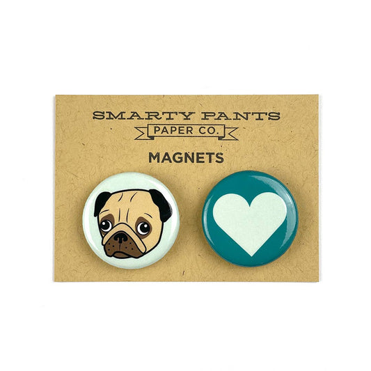 Pug Magnet Set (Smarty Pants Paper)