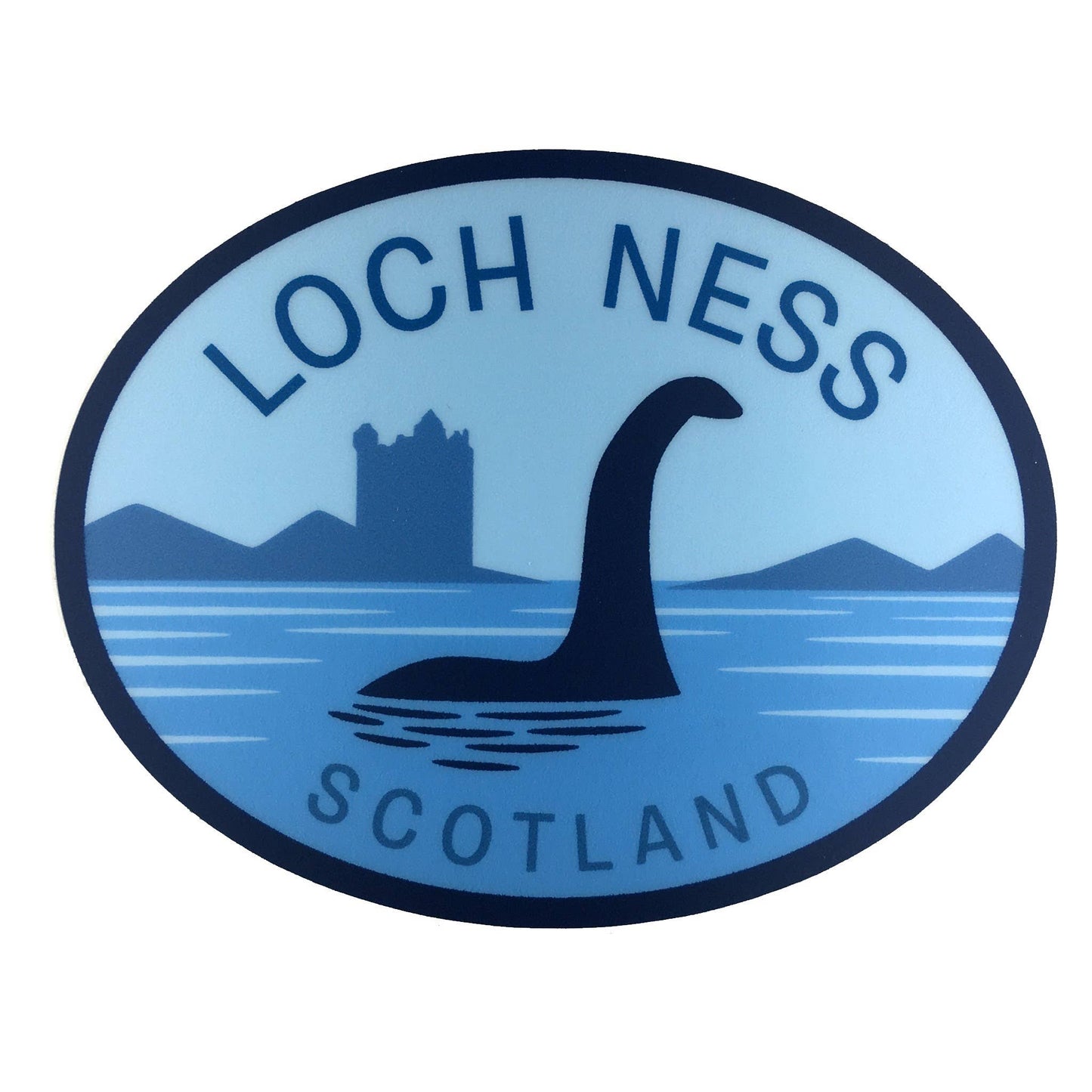 Loch Ness, Scotland Travel Vinyl Sticker (Monsterologist)