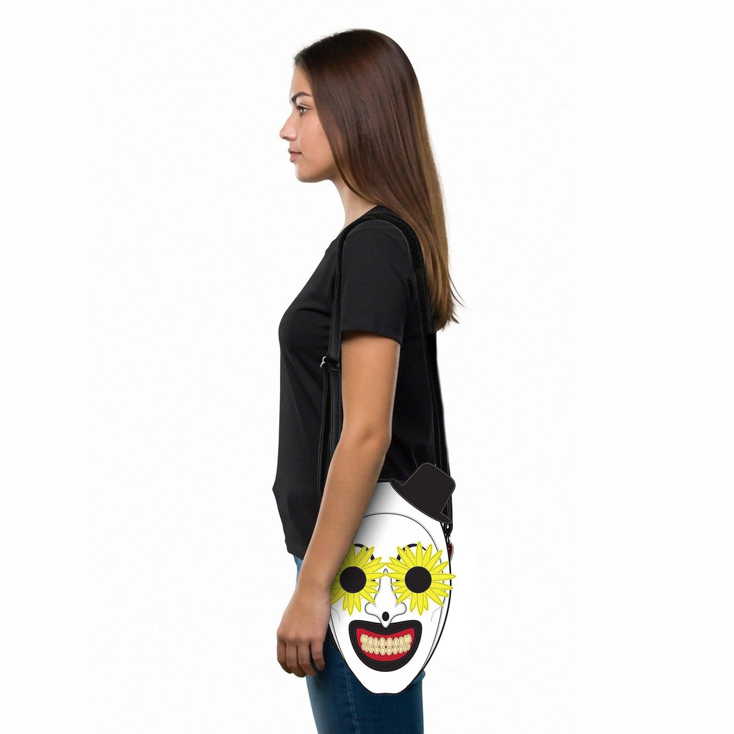 Terrifier 2 Art the Clown Flower Glasses Costume Bag