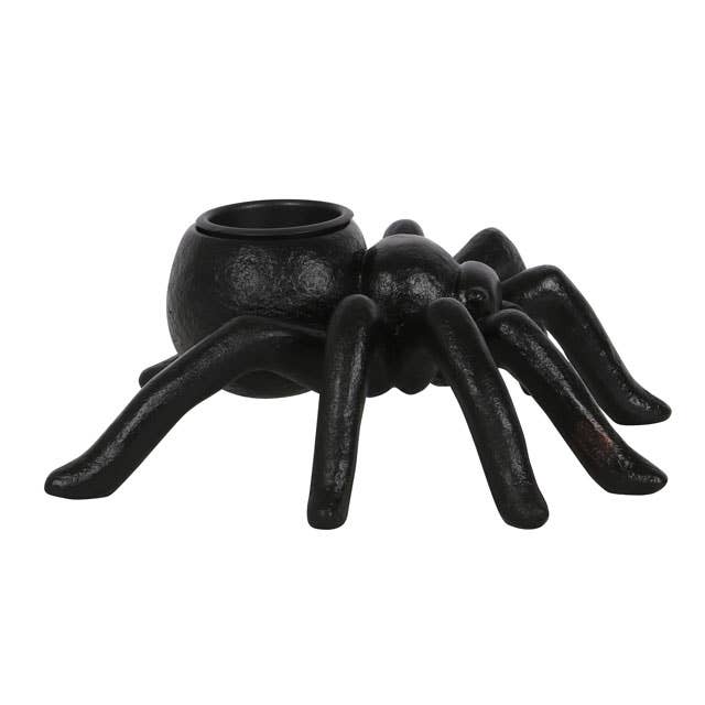 SUPER CLEARANCE Gothic Halloween Spider Tealight Holder