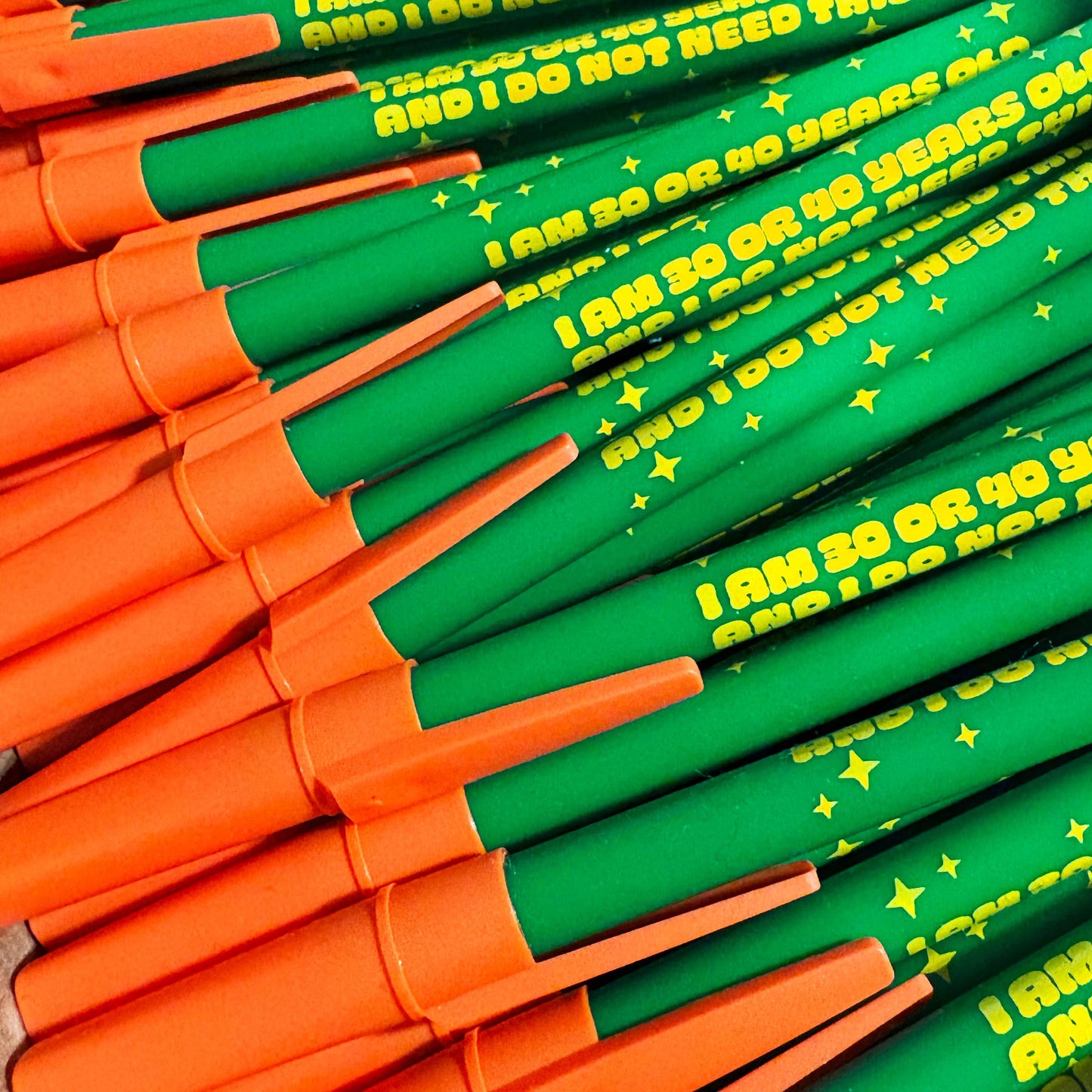 "I Am 30 Or 40 Years Old Do Not Need" This Retro Ballpoint Pen (Krystan Saint Cat)