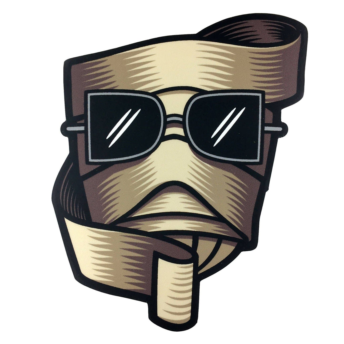 Invisible Man Head Vinyl Sticker (Monsterologist)
