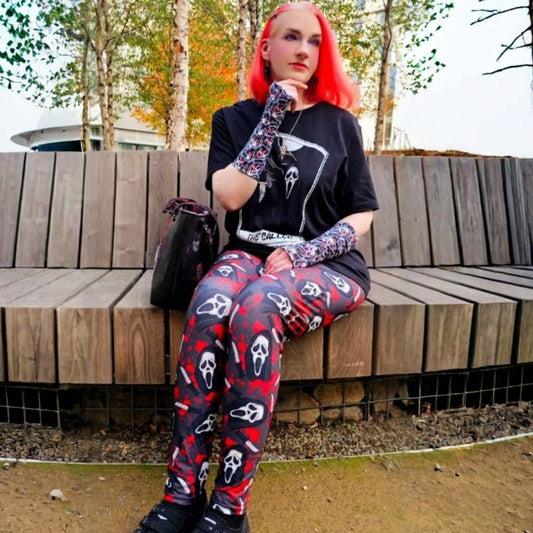 Bloody Ghostface (Semi-Exclusive) - High-quality Handcrafted Vibrant Leggings