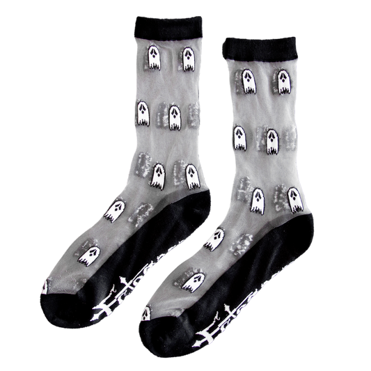 Sheer Ghosts Unisex Crew Socks