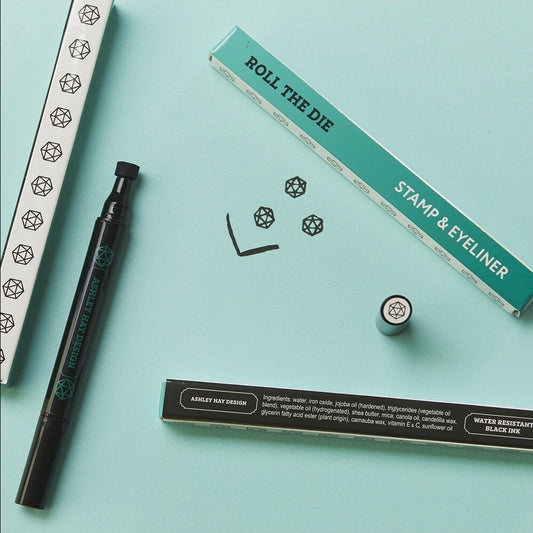 D20 Stamp and Eye Liner Makeup (Ashley Hay Design)