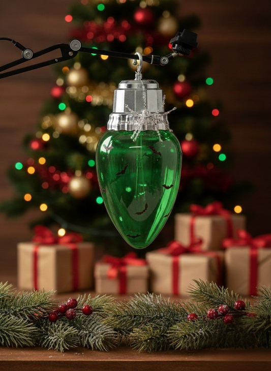 Jumbo Light-Up Bulb Container Ornament