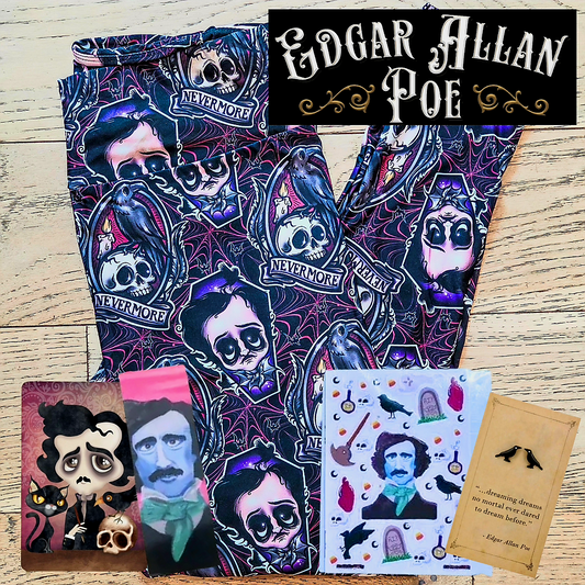 Edgar Allan Poe - Semi-Exclusive Themed Leggings Box (High-quality Handcrafted)