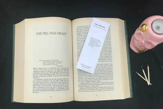 Edgar Allan Poe PopArt Bookmark