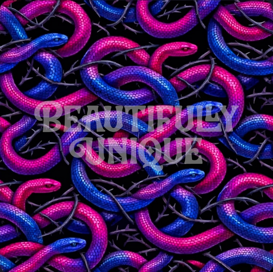 Pre-Order: Bisexual Thornbound Exclusive Leggings - High-quality Handcrafted Vibrant LGBTQ+ Pride