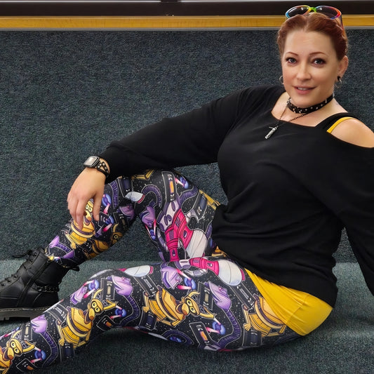 MST3K (Semi-Exclusive) - High-quality Handcrafted Vibrant Leggings