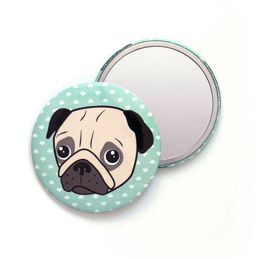 Pug Pocket Mirror (Smarty Pants Paper)