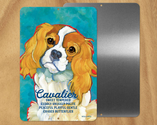 Ursula Dodge Design Studio - 8x12 Metal Sign Dog