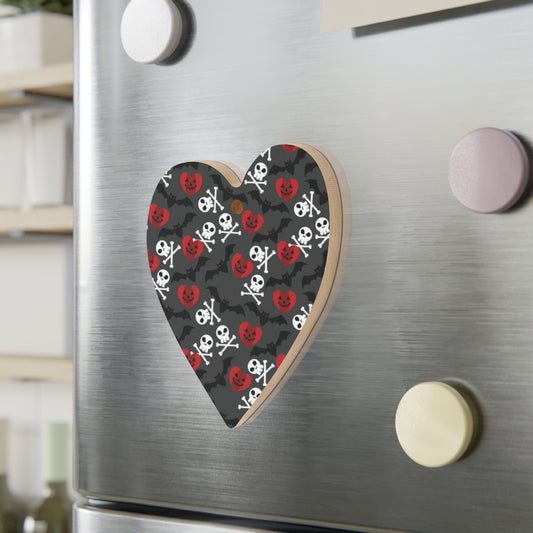 Spooky Valentine - Wooden Ornament/Magnet