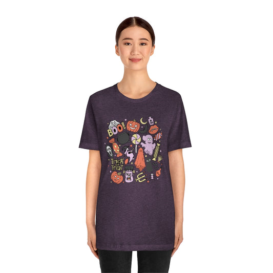 Trick-Or-Treat Spooky Doodles Tee - Unisex Shirt