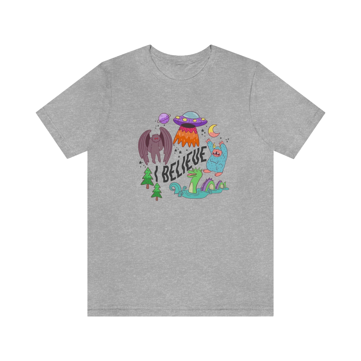 "I Believe" Mythical Creature Cryptids Tee - Unisex Shirt