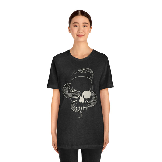 Snake Skull Tee - Unisex Shirt