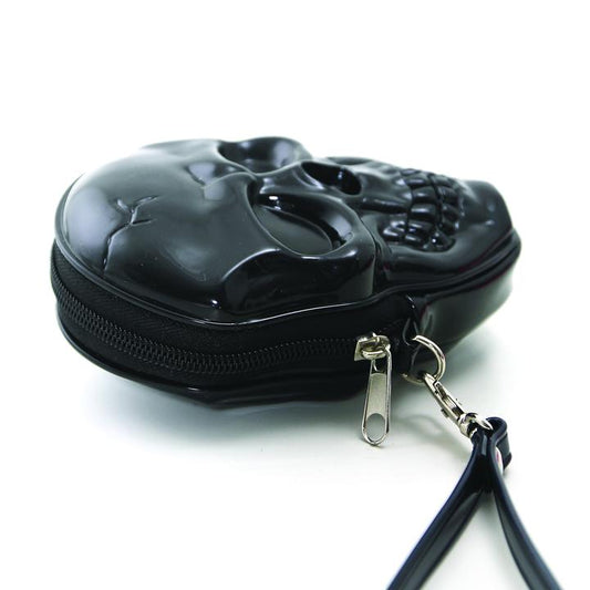 Smiling Skull Wristlet