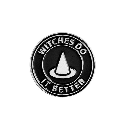 Witches Do It Better Enamel Pin