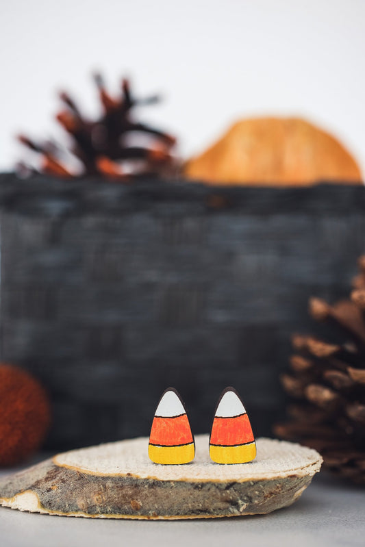 Candy Corn Stud Earrings