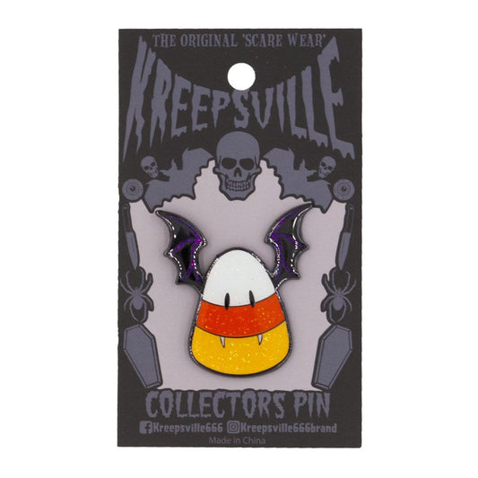Candy Corn Drac Enamel Pin