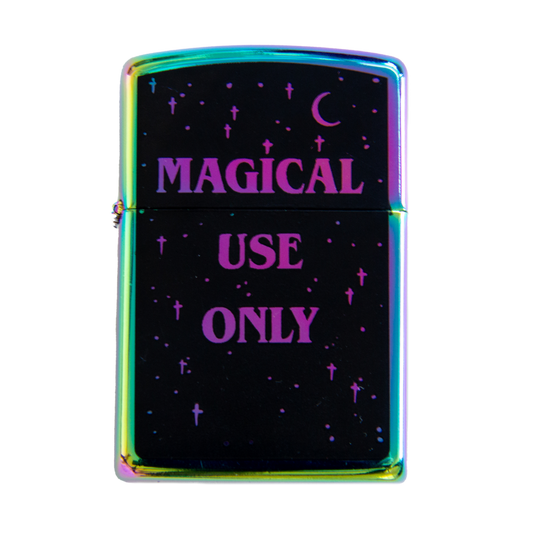 "Magical Use Only" Flip Top Lighter