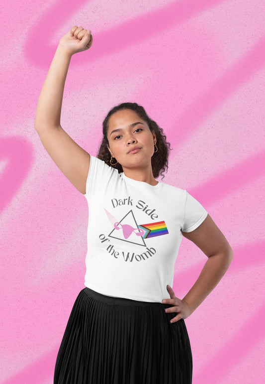 "Dark Side of the Womb" Colorful Tee - Unisex Shirt
