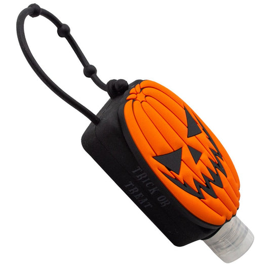 Trick Or Treat Pumpkin Hand Sanitizer Holder