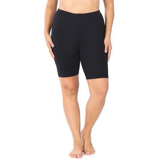 Solid Biker Shorts
