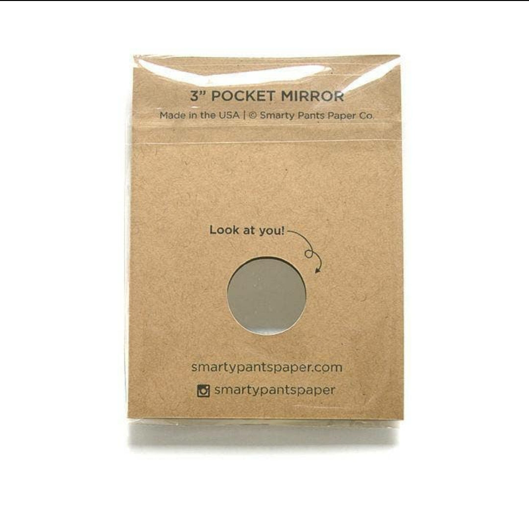 CLEARANCE Pug Pocket Mirror (Smarty Pants Paper)