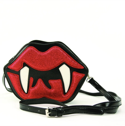 Vampire Mouth Cross Body Bag