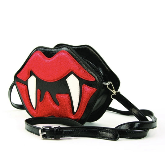 Vampire Mouth Cross Body Bag